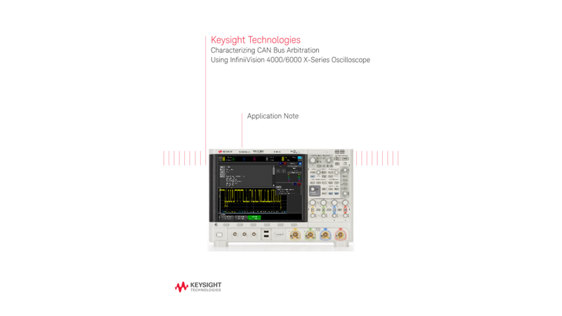 Characterizing CAN Bus Arbitration Using Oscilloscopes